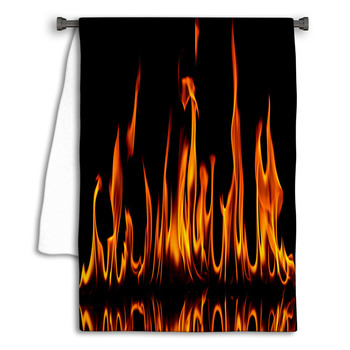 Fire And Flames Towel