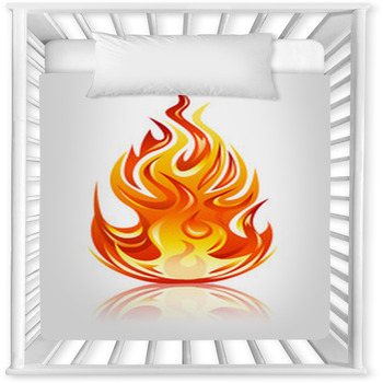 Fire Baby Crib Comforter