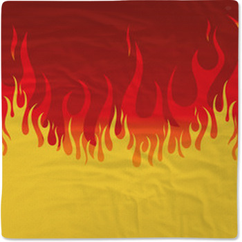 Fire Background Baby Blanket