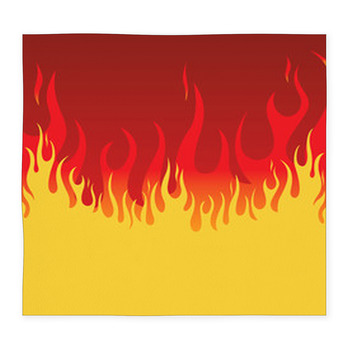 Fire Background Custom Size Floor Mat