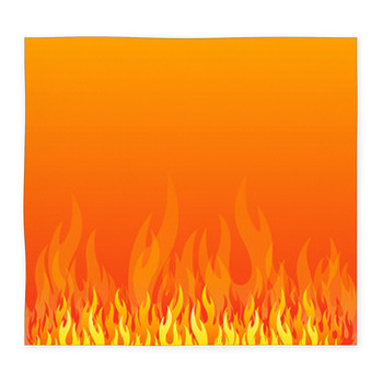 Fire Background Custom Size Floor Mat