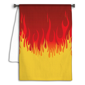 Fire Background Towel
