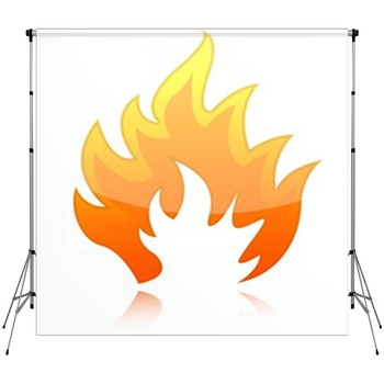 Fire Custom Size Backdrop