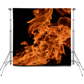 Fire Custom Size Backdrop