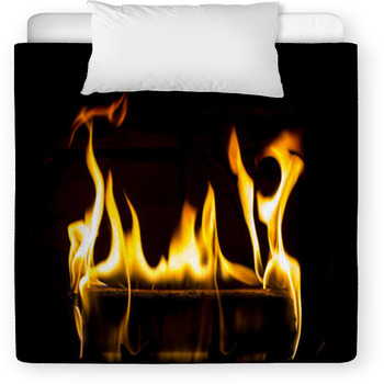 Fire Log Toddler Duvet