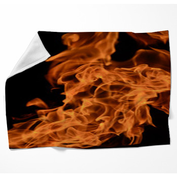 Fire Woven Throw Blanket