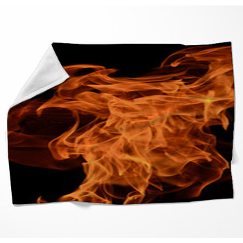 Fire Woven Throw Blanket