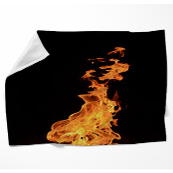 Fire Woven Throw Blanket