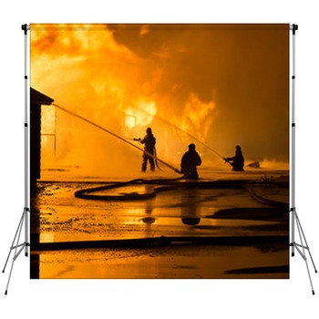 Firefighter Backdrops