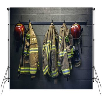 Firefighter Custom Size Backdrop