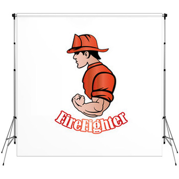 Firefighter Fleece Backdrop