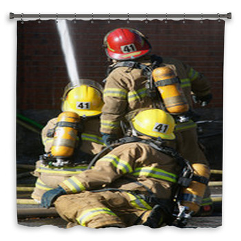 Firefighters Shower Curtain
