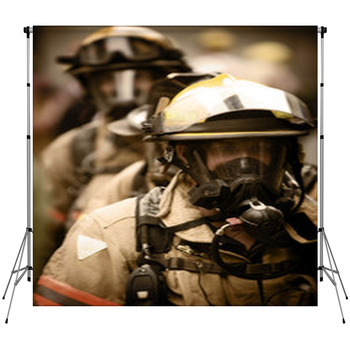 Fireman Custom Size Backdrop