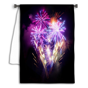 Fireworks Display Towel