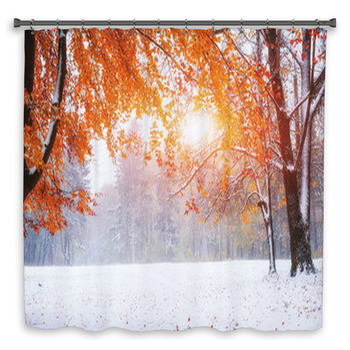 First Days Of Winter Shower Curtain