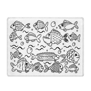 Fisch Autobahn Finde 2 Gleiche Fische Bath Mat
