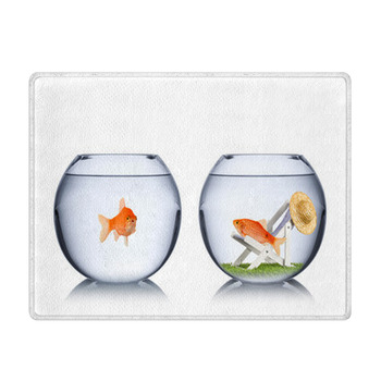 Fish Holiday Concept Bath Mat