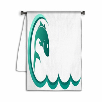 Fish With Wave Towel