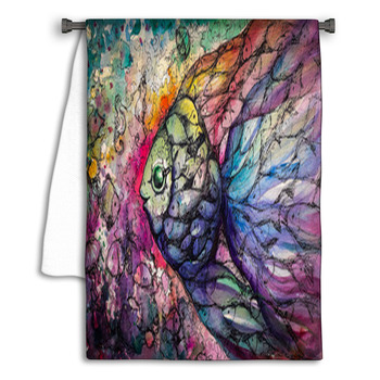 Fishes Watercolors Towel