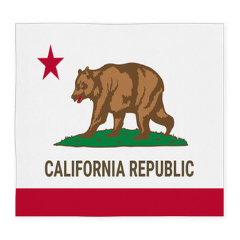 Flag Of California American State Custom Size Floor Mat
