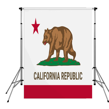 Flag Of California American State Pole Pocket Backdrop