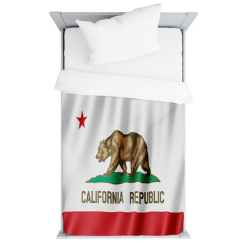 Flag Of California Toddler Duvet