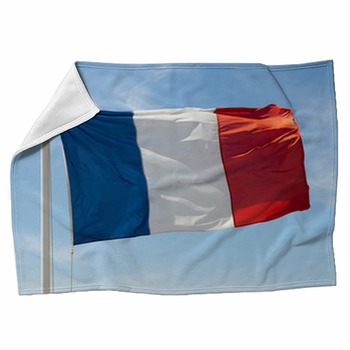 Flag Of France Fleece Blanket