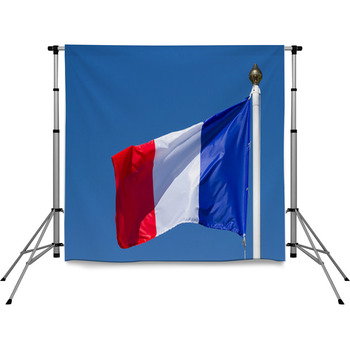 Flag Of France Pole Pocket Backdrop
