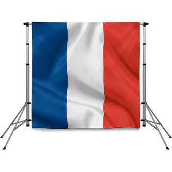 Flag Of France Pole Pocket Backdrop