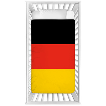 Flag Of Germany Solid Colors Baby Crib Comforter