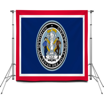 Flag Of Wyoming Usa Custom Size Backdrop