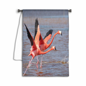 Flamants Roses Towel