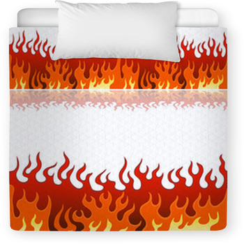 Flame Banner Set Toddler Duvet