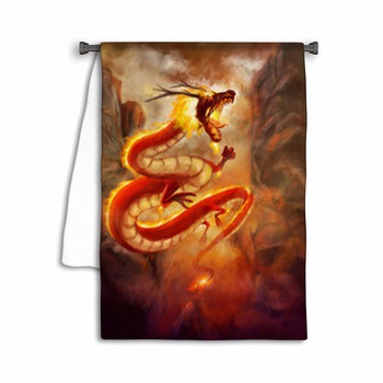 Flame Dragon Towel