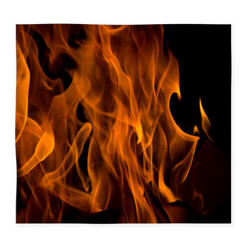 Flames Custom Size Floor Mat