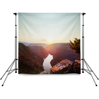 Flaming Gorge Pole Pocket Backdrop