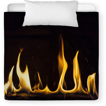 Flaming Log Toddler Duvet