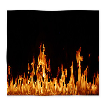 Flammen Panorama Custom Size Floor Mat