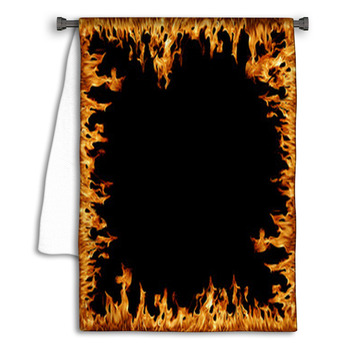 Flammenrahmen Towel