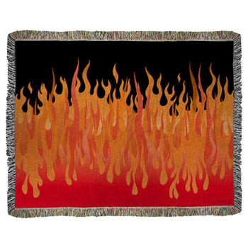 Flammes Woven Throw Blanket