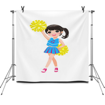 Cheerleading Custom Backdrops | Available in Super Large Custom Sizes