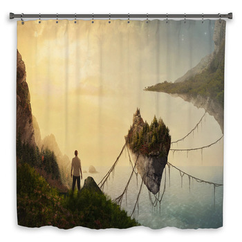 Floating Islands Shower Curtain