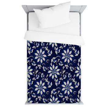 Floral Abstract Background, Seamless Toddler Duvet