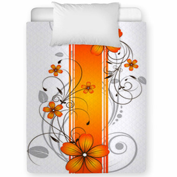 Floral Abstraction For Design. Toddler Comforter