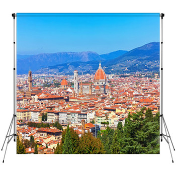 Florence Cityscape Custom Size Backdrop