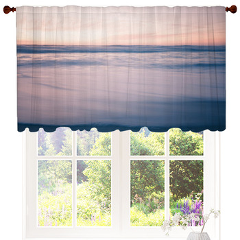 Florida Atlantic Ocean Beach Sunset Custom Size Valance