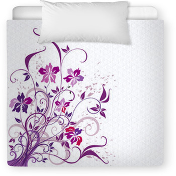 Flower Design. Toddler Duvet