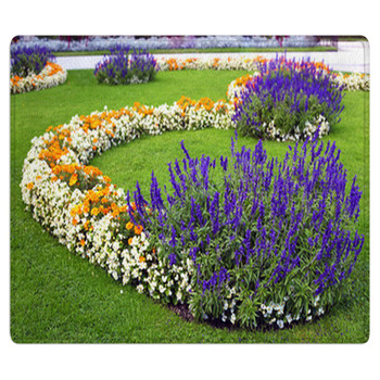 Flower Garden Background Area Rug