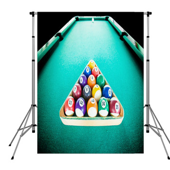 Focus Colour Ball In Rest On The Pole Pocket Backdrop