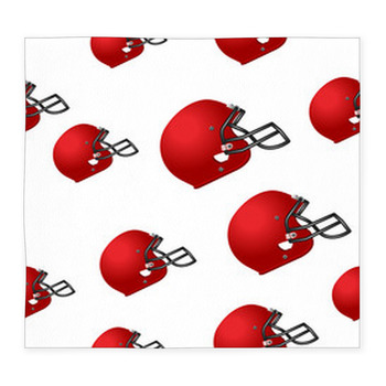 Footbal Helmet Background Custom Size Floor Mat